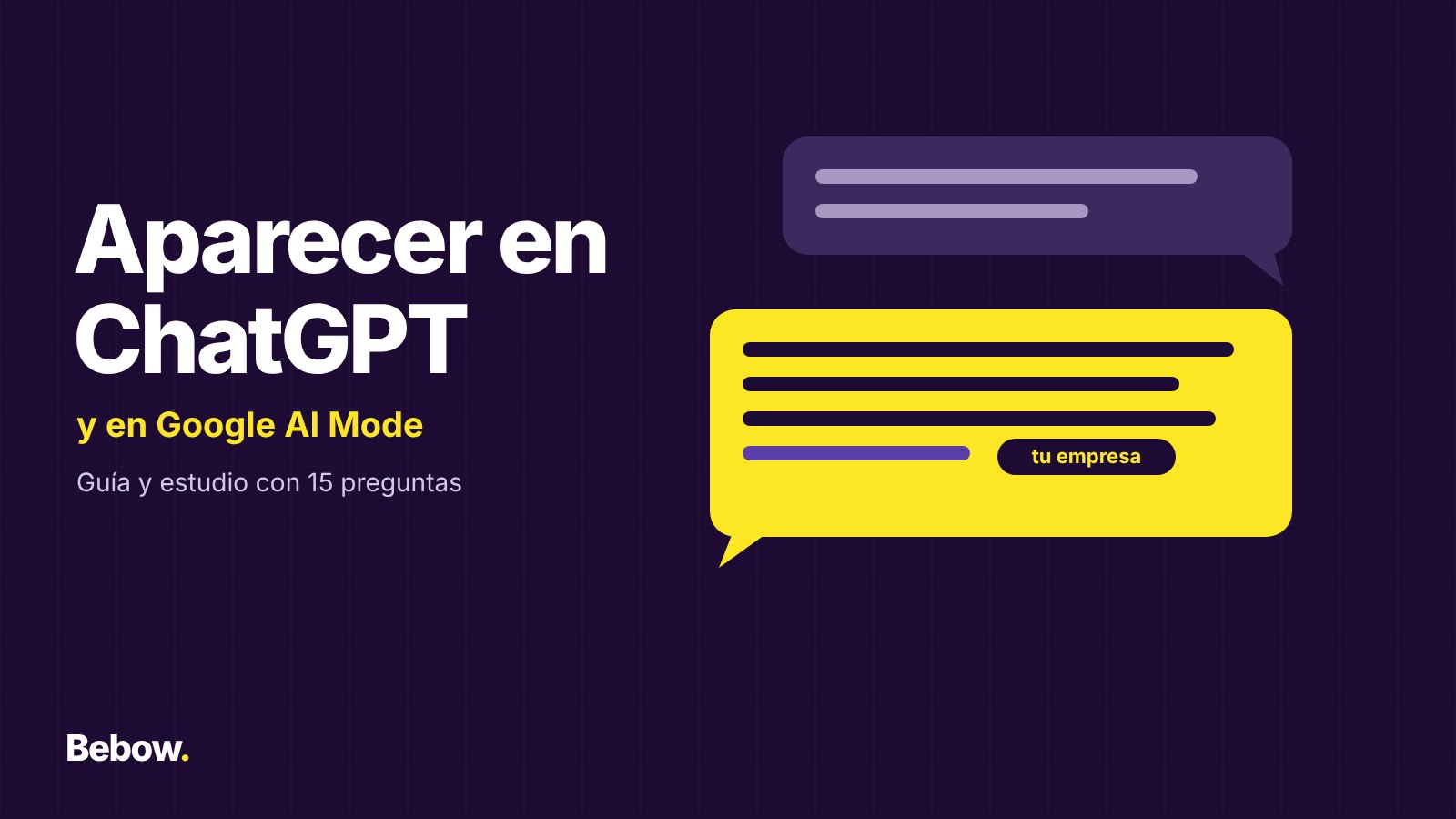 Portada: aparecer en ChatGPT y en Google AI Mode